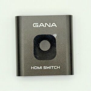 GANA HDMI Switch 2 In 1 Out Selector Adapter Manual Button Video Splitter Used